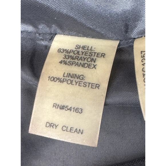 Calvin Klein Solid Black One Button Blazer Women’s Size 12 - Picture 5 of 6